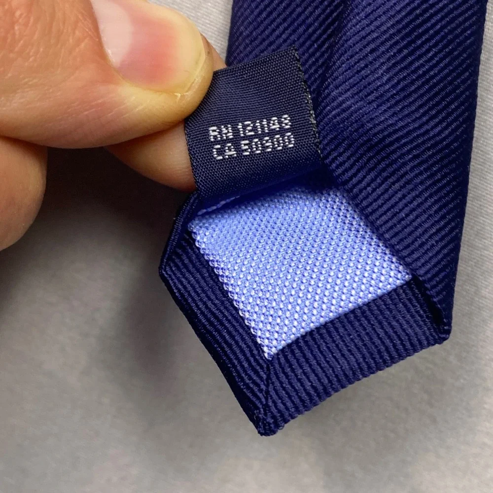 Tommy Hilfiger Mens Silk Tie Yellow Blue‎ Check Plaid Gingham New With Tags $65